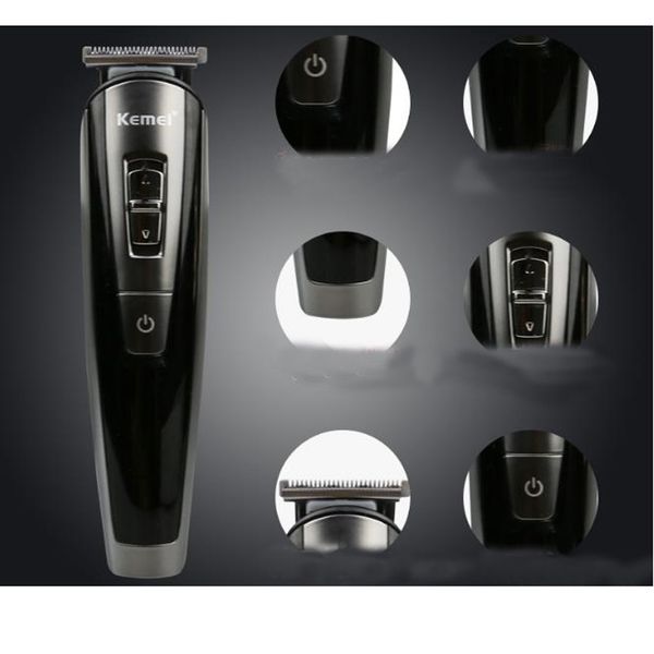 kemei km-1628 electric ladies hair trimmer clipper razor hair styling tool with adjustable guide co bwkf olitz